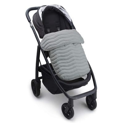Linen Stay-Put Pram Quilt/Footmuff - Sage Green