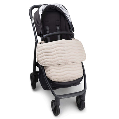 Linen Stay-Put Pram Quilt/Footmuff - Wheat