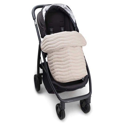 Linen Stay-Put Pram Quilt/Footmuff - Wheat