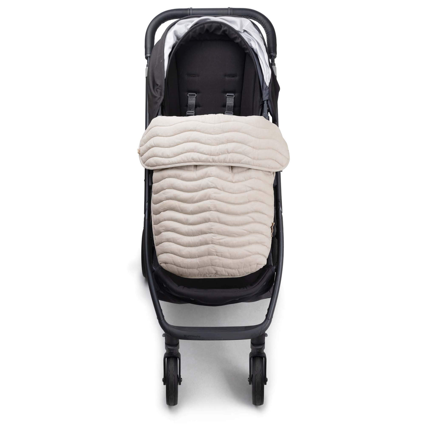 Linen Stay-Put Pram Quilt/Footmuff - Wheat