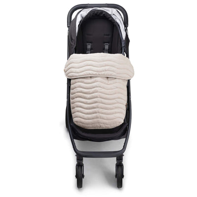 Linen Stay-Put Pram Quilt/Footmuff - Wheat