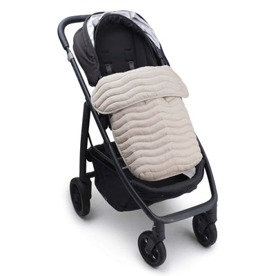 Linen Stay-Put Pram Quilt/Footmuff - Wheat