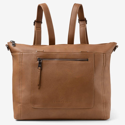 Mia Convertible Backpack / Tote Baby Bag - Tan