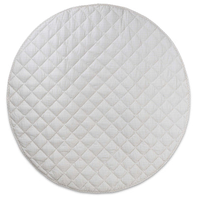 Baby Play Mat Quilted (Waterproof Backing) - Wheat Gingham