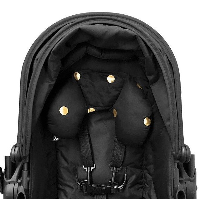 Head Hugger Neck Support - Black/Gold Spots - Outlook Baby