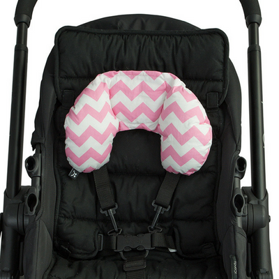 Head Hugger Neck Support - Pink Chevron - Outlook Baby