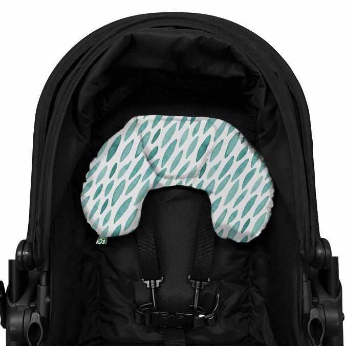 Head Hugger Neck Support - Teal Drops - Outlook Baby