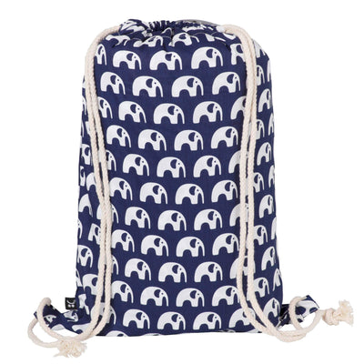 Baby Play Mat (Waterproof Backing) - Navy Elephant