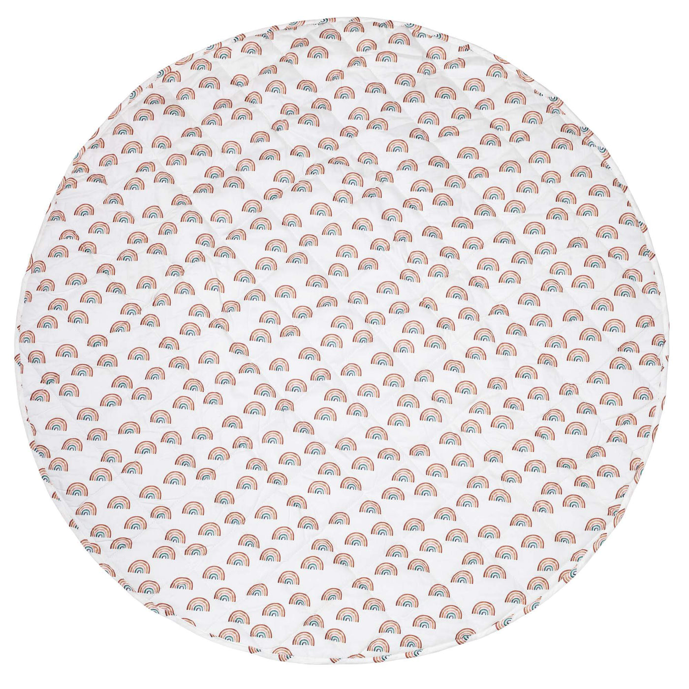 Baby Play Mat Quilted (Waterproof Backing) - Rainbows