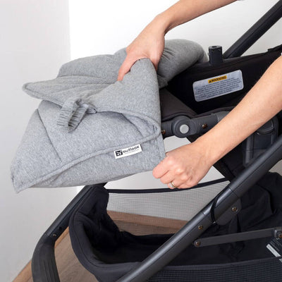 Jersey Cotton Stay-Put Pram Quilt/Footmuff - Sage Green