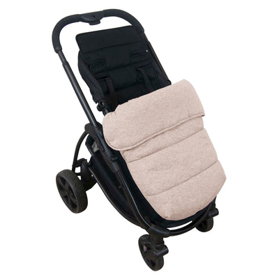 Jersey Cotton Stay-Put Pram Quilt/Footmuff - Wheat