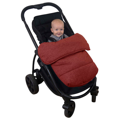 Universal Stay-Put Pram Quilt/Footmuff - Rust