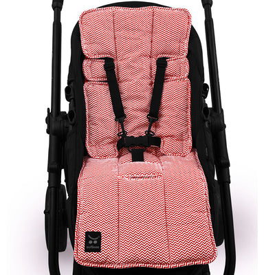 Pram Liner - Red Zig Zag - Outlook Baby