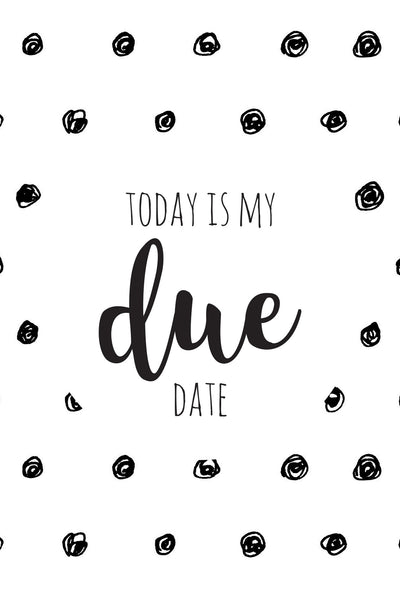 Pregnancy Milestone Card Set - Artist Edition : Inky Doodles - Digital Download - Outlook Baby