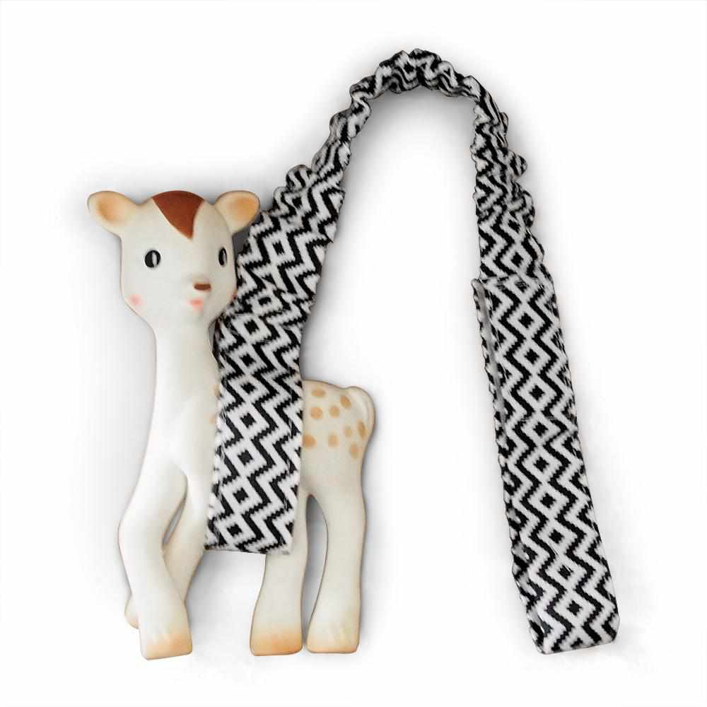 Toy Strap - Charcoal Aztec - Outlook Baby