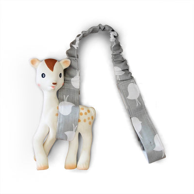 Toy Strap - Grey Birds - Outlook Baby