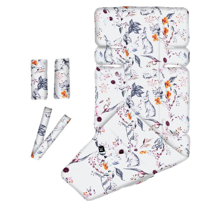 3 Piece Pram Accessories Set Enchanted Bunnies