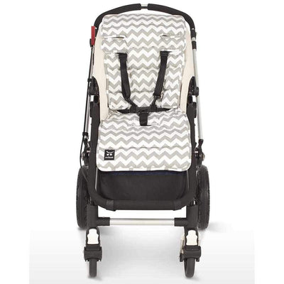 Pram Liner - Grey Chevron - Outlook Baby