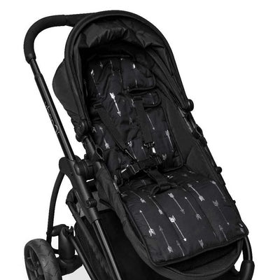 Pram Liner - Black Silver Arrows/Spots - Outlook Baby