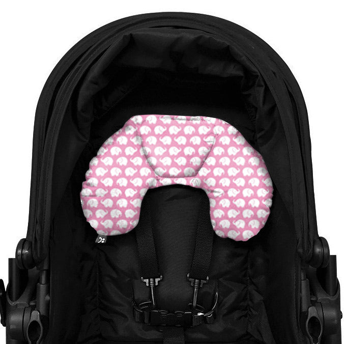 Head Hugger Neck Support  - Pink Elephant